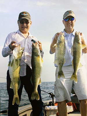 Lake Erie Walley and Smallmouth Bass.